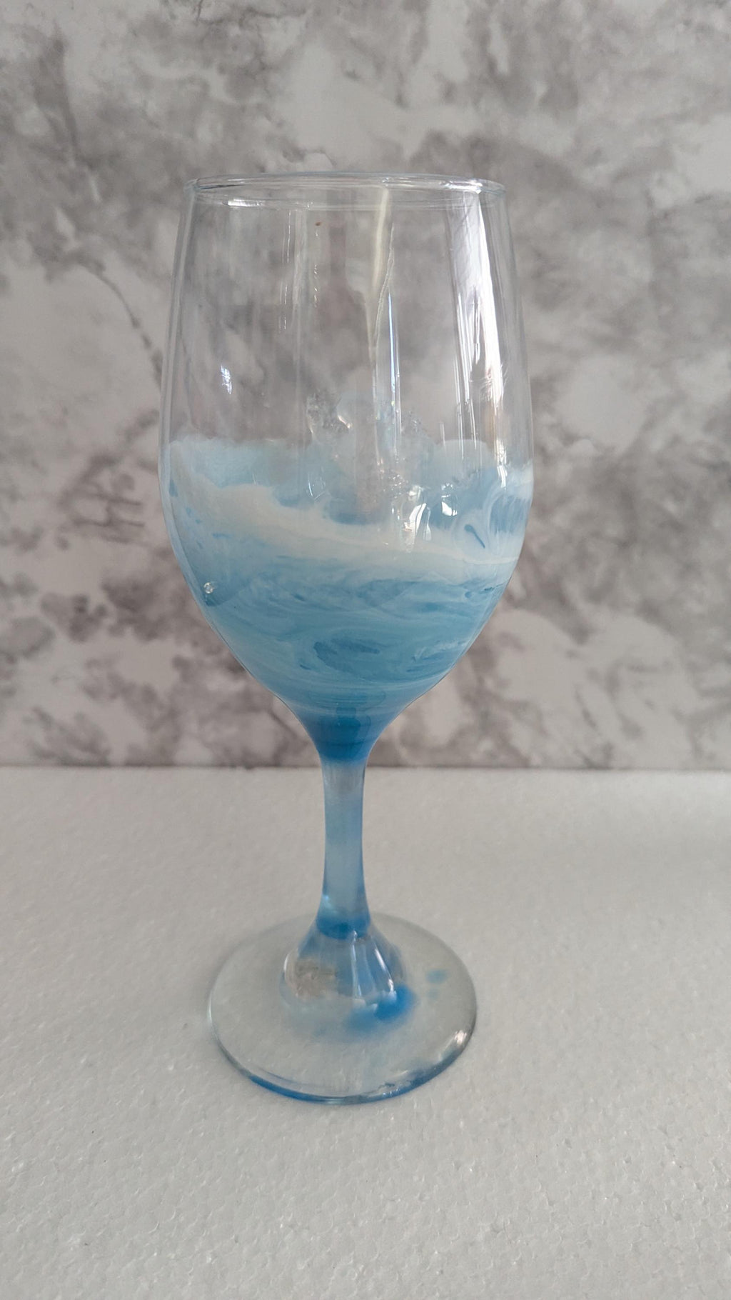 Wine Glass with Octopus