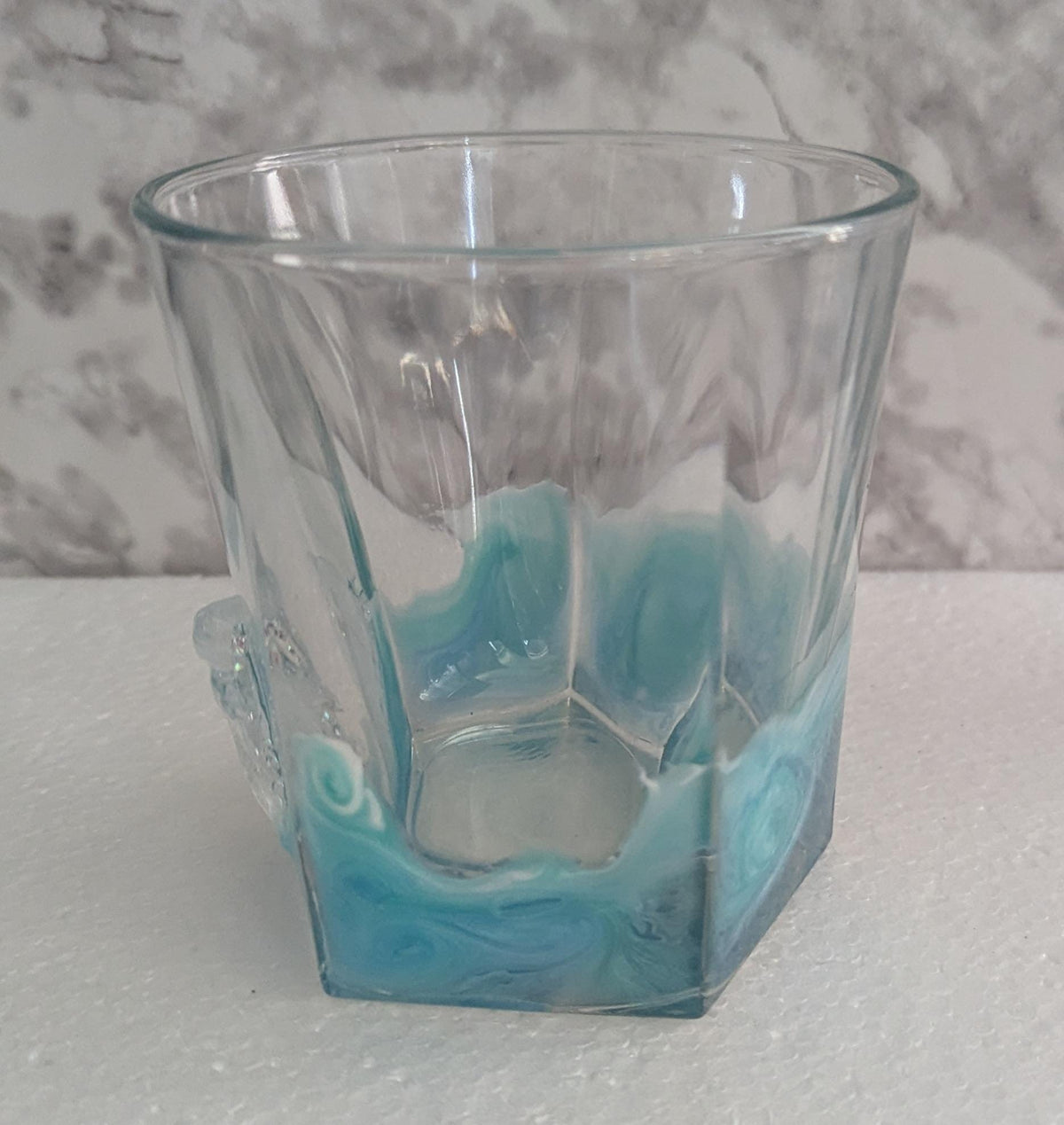 Whiskey Glass with Octopus