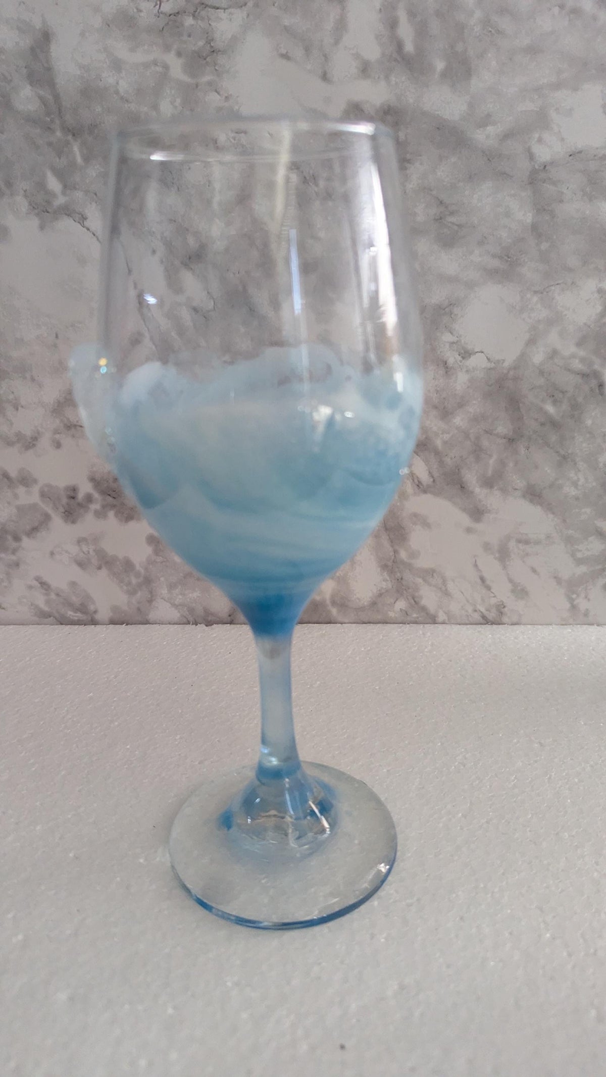 Wine Glass with Octopus