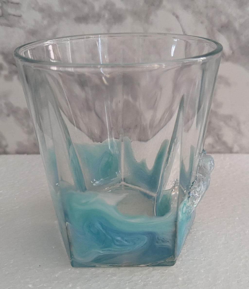 Whiskey Glass with Octopus